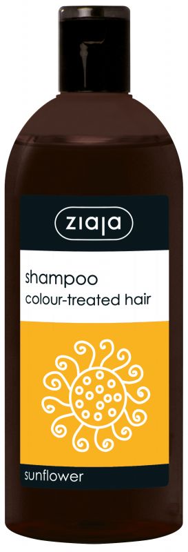 rodinný šampón na vlasy s výtažkem z fíku 500 ml - barvené vlasy - se slunečnicí 500 ml Ziaja